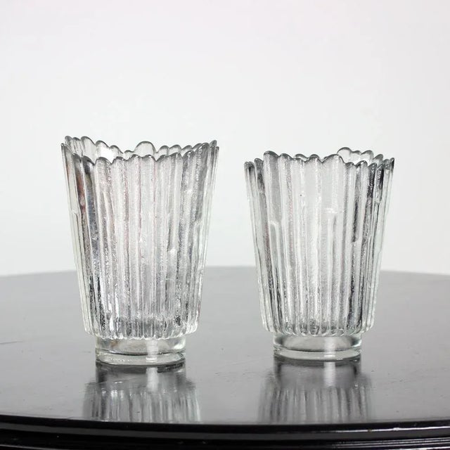 Glass Vase by Pavel Panek for Libochvice, 1979 For Sale - Image 9 of 9