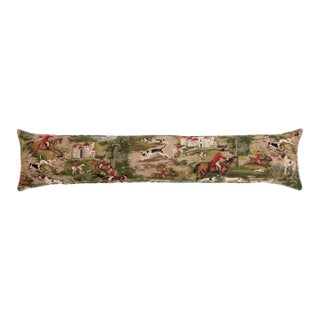 Horses & Hounds Draught Excluder - 115x20cm (45"x9") For Sale