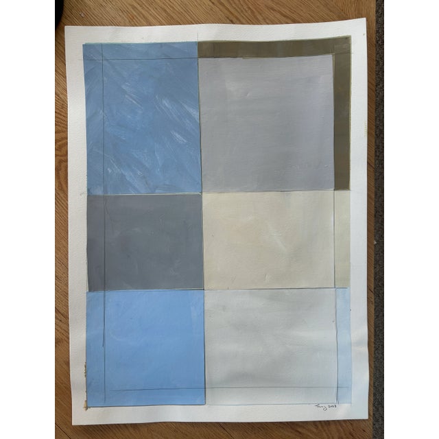 Lake Series, Abstract Landscape Work on Paper by Bryan Young For Sale - Image 4 of 11