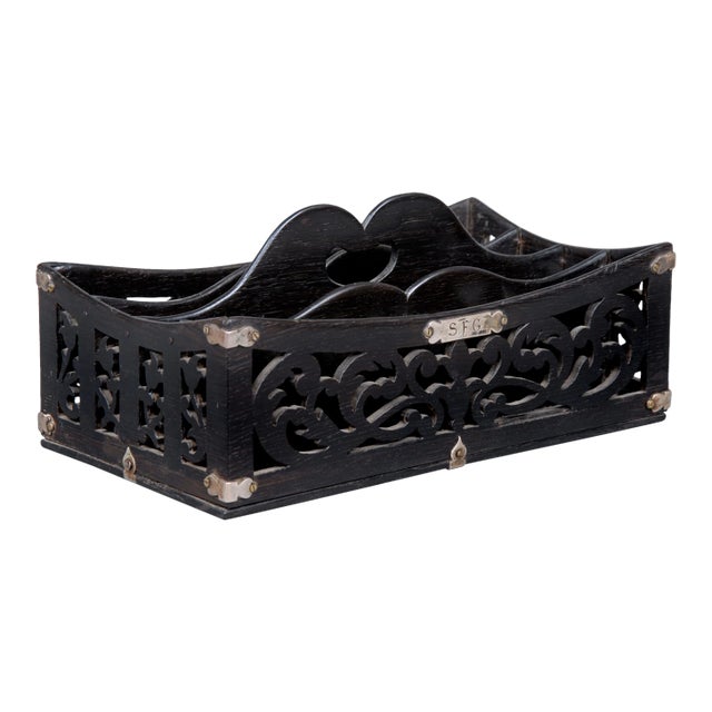 Regency Bog Oak Stationery Tray, Circa 1820 For Sale