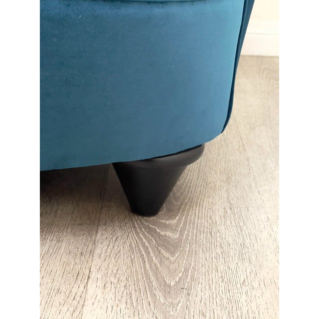 Vintage Channel Back Sofa For Sale In Los Angeles - Image 6 of 13