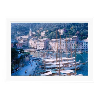 Toni Frissell 'Rapallo Port Genoa Italy' Archival Pigment Print Framed in White For Sale