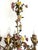 Italian Metal and Porcelain Flower Chandelier, 1940s For Sale - Image 12 of 17