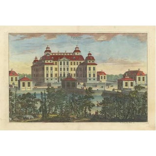 Ericsberg Castle in Swiddes Sweden Ancient and Modern, 1690, Paper For Sale