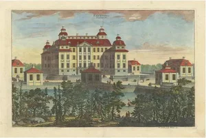 Ericsberg Castle in Swiddes Sweden Ancient and Modern, 1690, Paper