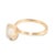 14k Yellow Gold 1.58ctw Lab Grown Round Diamond Hidden Halo Engagement Ring, Size 5.5 For Sale - Image 9 of 10