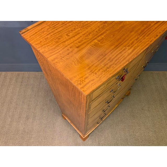 Inlaid Satinwood Tallboy, 1905 For Sale - Image 16 of 18