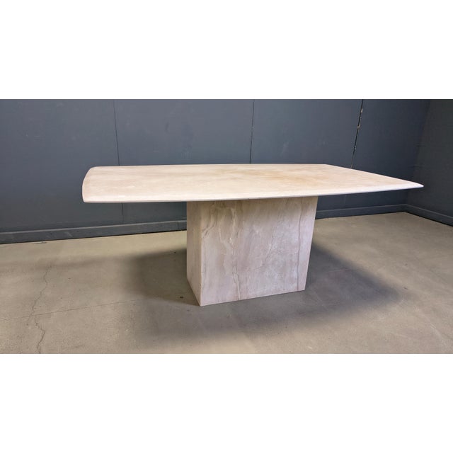 Vintage Travertine Dining Table, 1970s For Sale - Image 11 of 13
