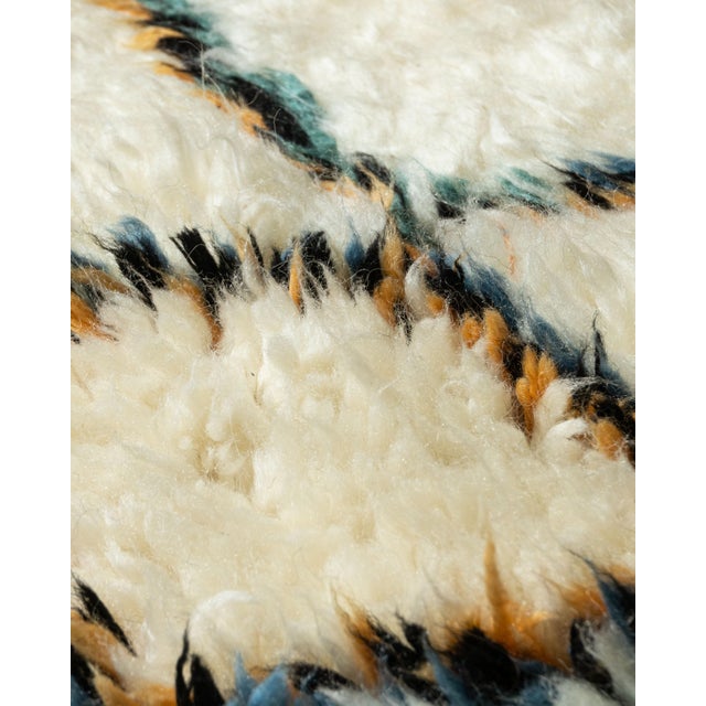 Textile Moroccan Style Fluffy Rug 8'8 X 9'10 For Sale - Image 7 of 15
