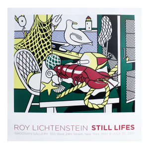 2010 Contemporary American Exhibition Poster, Still Life - Roy Lichtenstein