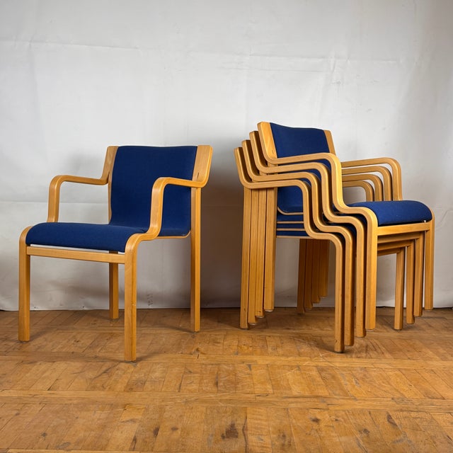 Börge Lindau Chairs by Börge Lindau & Bo Lindekrantz, 1970s, Set of 5 For Sale - Image 10 of 10