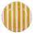 VIETRI Amalfitana Yellow Stripe Dinner Plate For Sale