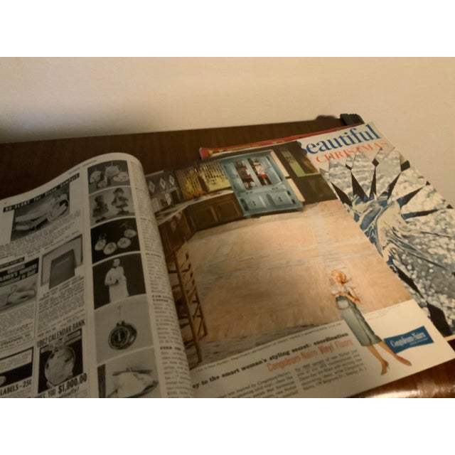 Mid-Century Modern Vintage Rare House Beautiful Christmas Holiday Magazines, Late 1960s & 1970s - Set of 3 For Sale - Image 3 of 14