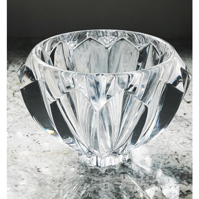 Orrefors The Stunning 6" Orrefors Zodiac Heavy Crystal Bowl, Designed by Erika Lagerbielke, Sweden For Sale - Image 4 of 8