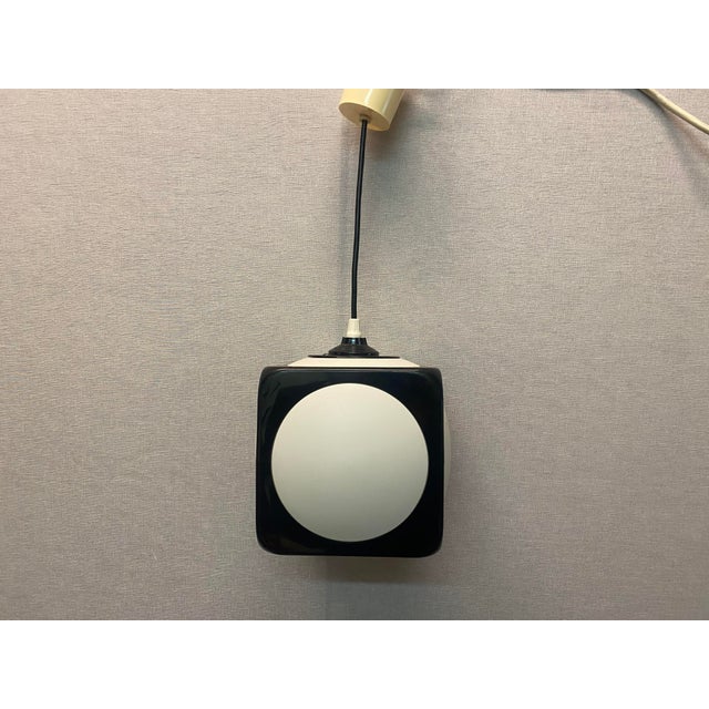 Space Age Dice Ceiling Lamp in Black by Lars Schioler for Hoyrup Lamper, 1970s For Sale - Image 5 of 18