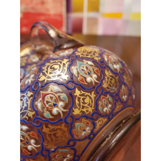 Antique Museum Art Glass Jug Philippe-Joseph Brocard For Sale - Image 10 of 11