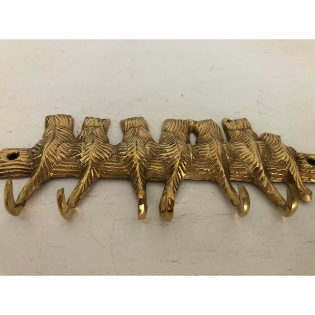 Brass Cat Wall Key Holder Chairish