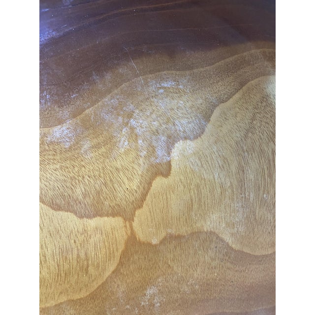 Wood Vintage Handmade Wooden Bowl For Sale - Image 7 of 8