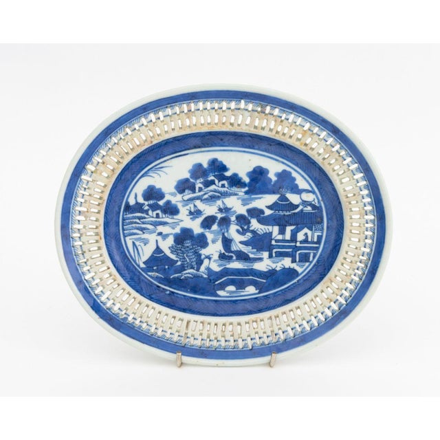 Blue Chinese Export Porcelain Tableware, 5 Pcs. For Sale - Image 8 of 12
