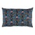 Schumacher LaRue Stripe Lumbar 16" Pillow In Midnight For Sale