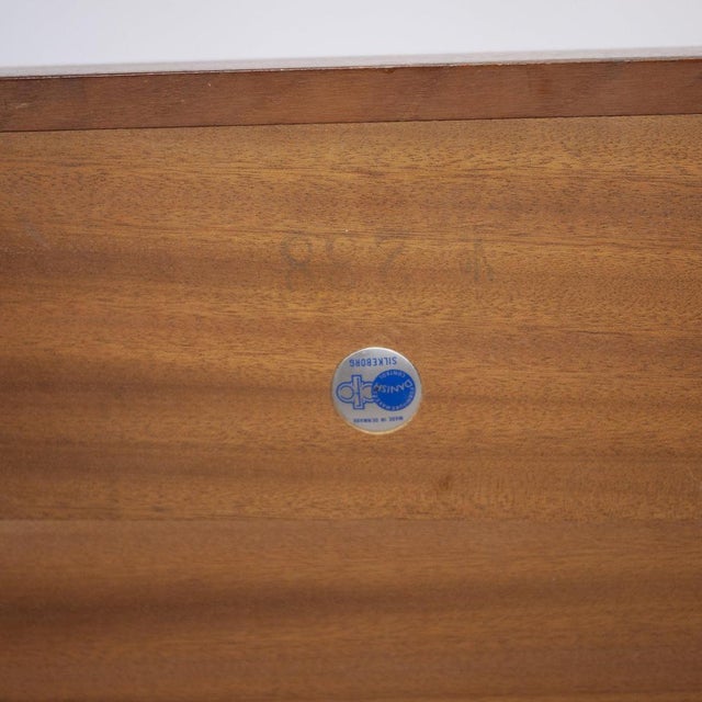 Danish Teak Nesting Tables by Illum Wikkelso for CFC Silkeborg, 1960s, Set of 2 For Sale - Image 14 of 15