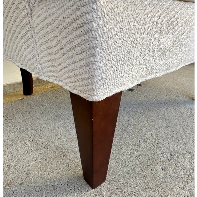 2020s Modern White Surfside Wingback Chair For Sale - Image 5 of 7