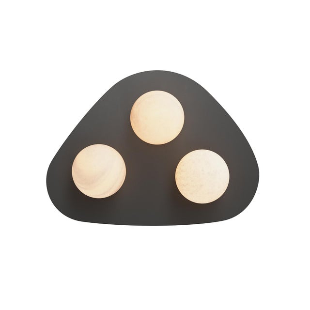 Rhoads Triangular Flush Mount, Oil Rubbed Bronze For Sale In Detroit - Image 6 of 6