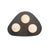 Rhoads Triangular Flush Mount, Oil Rubbed Bronze For Sale In Detroit - Image 6 of 6