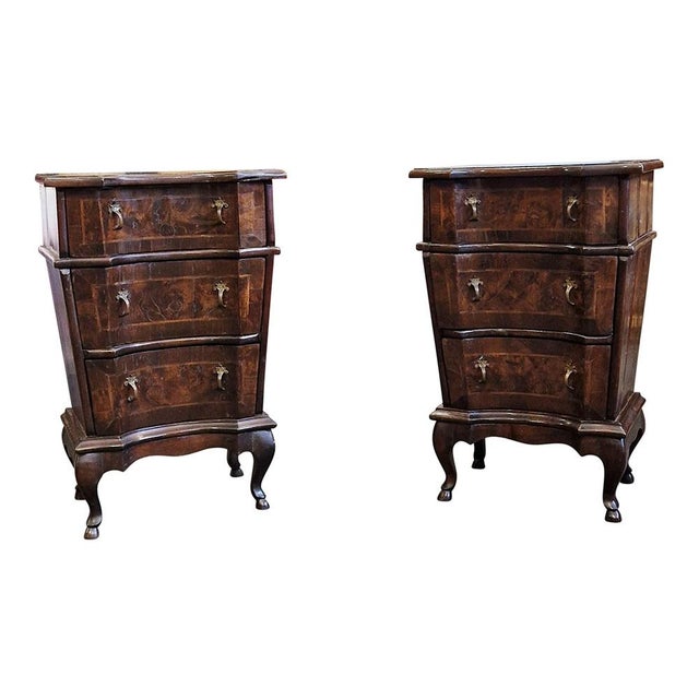 Wooden Bedside Tables, Set of 2 For Sale - Image 13 of 13