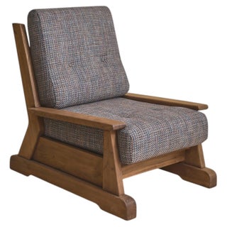 French Elm Armchair, 1960s - 2 Available For Sale