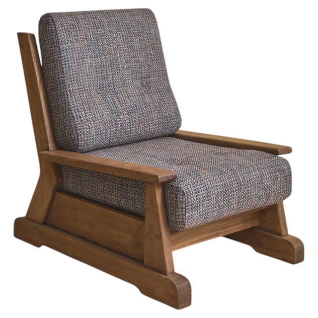 French Elm Armchair, 1960s - 2 Available For Sale