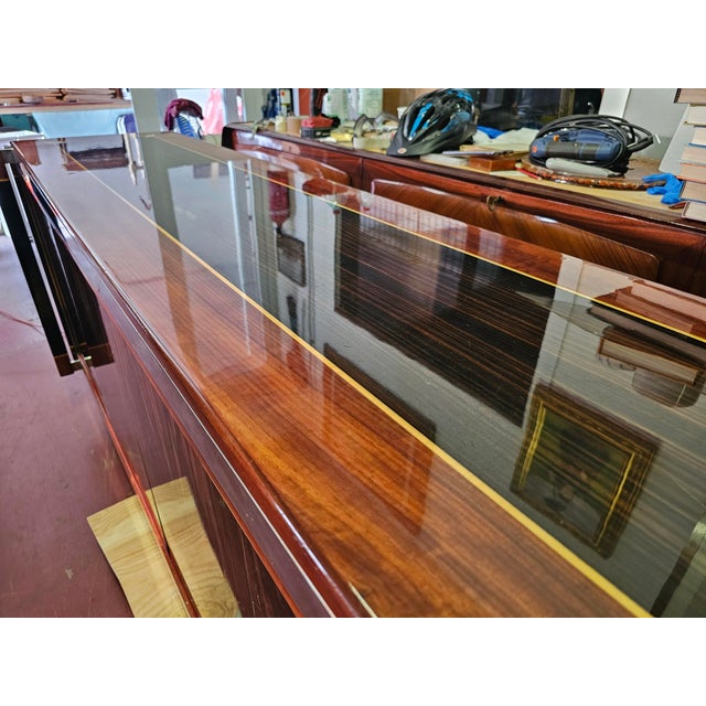 Regency Style Sideboard by Paolo Barracchia for Roman Decò, 1970s For Sale - Image 10 of 12