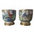 Antique 18th Century Japanese Edo Period Porcelain Mounted Beaker Cups - A Pair For Sale