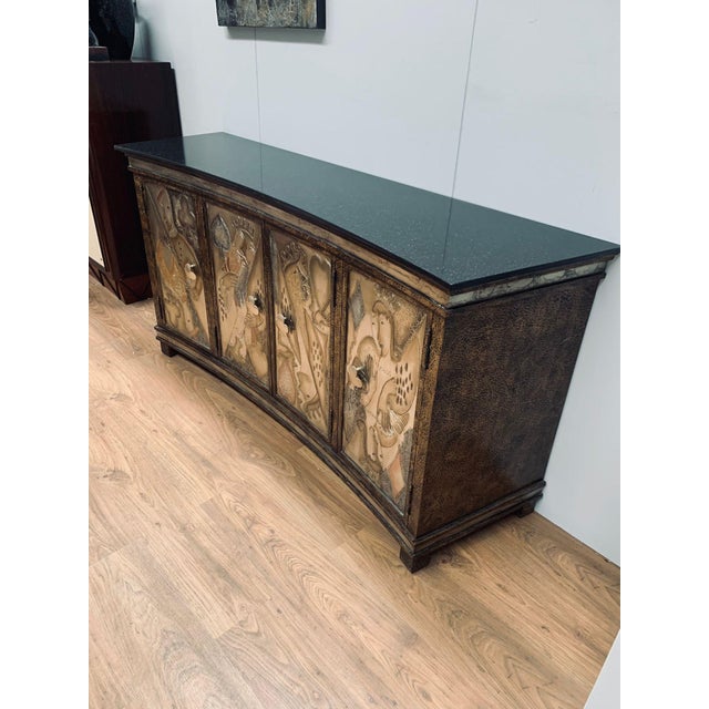 Masterpiece Playing Cards Credenza Lam Lee Group Dallas, 1990 For Sale - Image 9 of 17