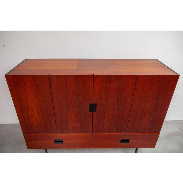 Pastoe Series CU 04 High Sideboard attributed to Cees Braakman for Pastoe, 1958 For Sale - Image 4 of 17