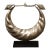 Early 20th Century Miao Minority Tribe Silver Necklace 11.5"H For Sale
