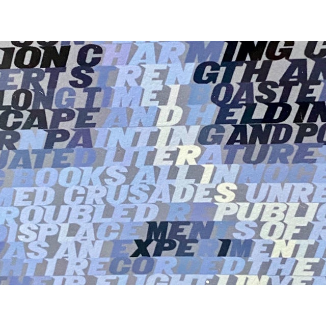 Black Mike Edwards, Alchemy of Words (Patti Smith), Typographic Portrait, Signed Limited Edition For Sale - Image 8 of 13