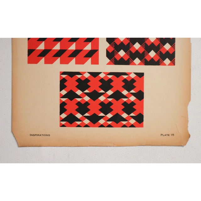 Art Deco 1928 American Design Pochoir, Inspirations (Book B, Plate 15), André Durenceau For Sale - Image 3 of 3