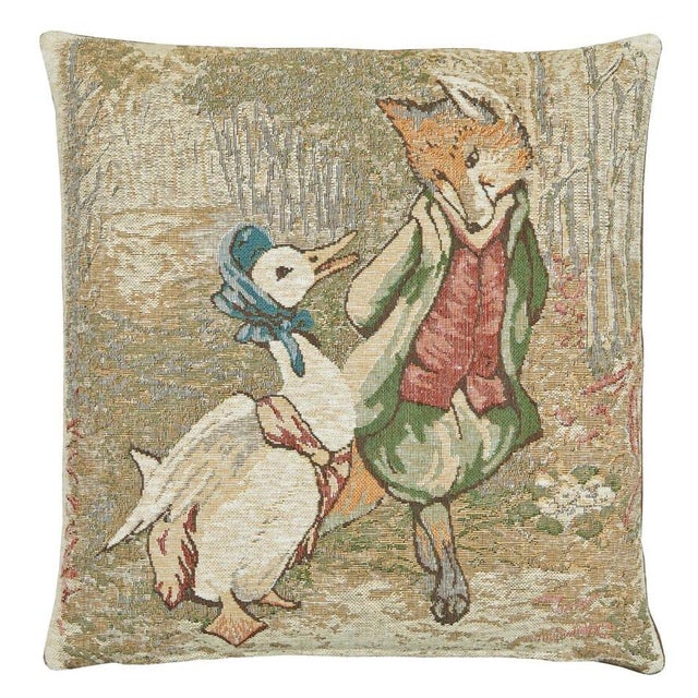 This beautiful tapestry cushion is finely woven by skilled weavers on traditional Jacquard Tapestry looms. The tapestry...