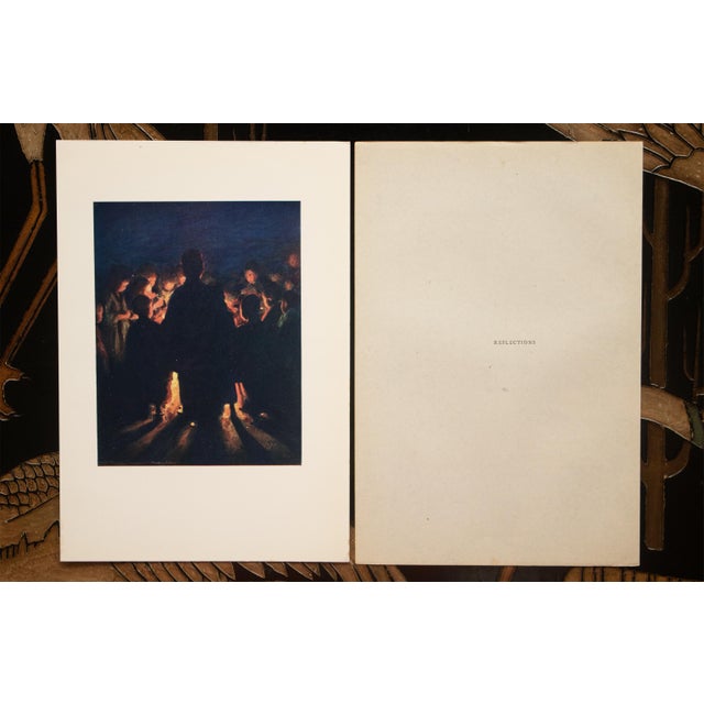 1900 - 1909 1901 Mortimer Menpes, "Reflections" Original Period Antique Print of Japan From London For Sale - Image 5 of 7