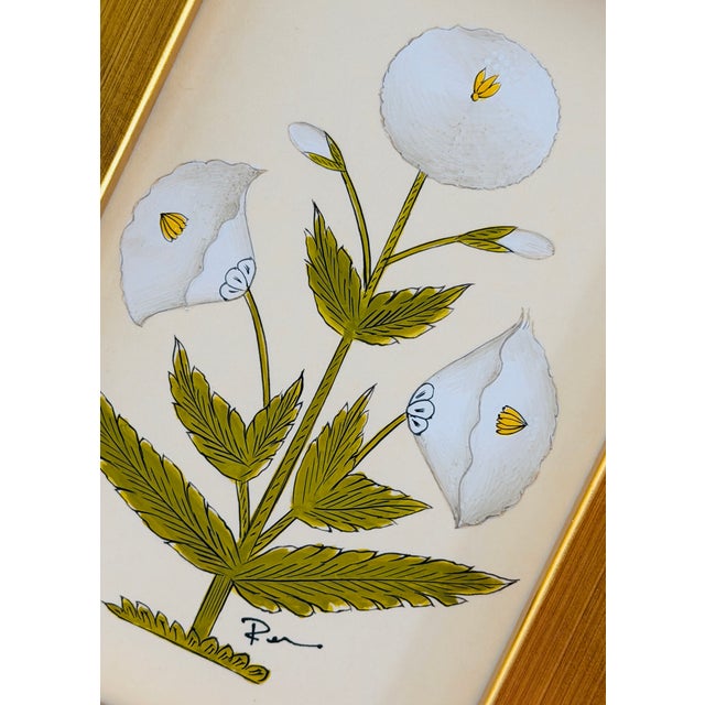 This beautiful white floral motif painting draws inspiration from the iconic designs of Jaipur, India, seen gracing the...