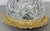 Vintage French Brass and Crystal Ceiling Lamp For Sale - Image 10 of 12