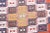 1940s Handmade Flatweave Multi Color Tones Vintage Cicim Kilim For Sale - Image 10 of 11