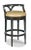 Transitional Salinas Bar Stool in Brown For Sale - Image 3 of 3