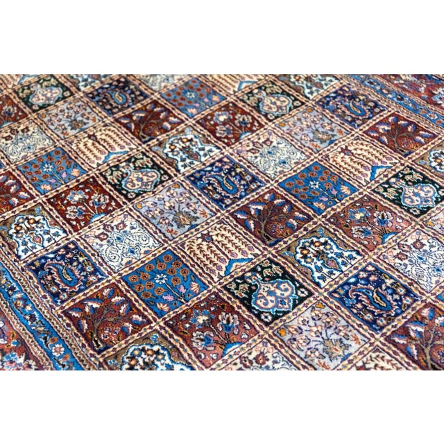 Middle Eastern Hand-Knotted Moud Rug with Kheshti Motif For Sale - Image 5 of 13
