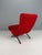 Red P40 Lounge Chair by Osvaldo Borsani for Tecno, 1950 For Sale - Image 11 of 17