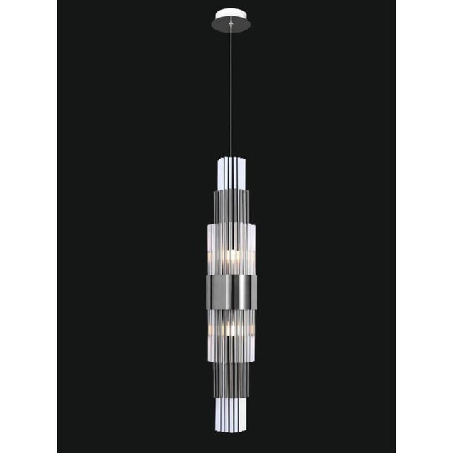 Collection Spiga Chandelier in Metal and Glass by Jago For Sale - Image 4 of 15