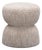 Tomlin Beige Gaming Ruched Ottoman For Sale