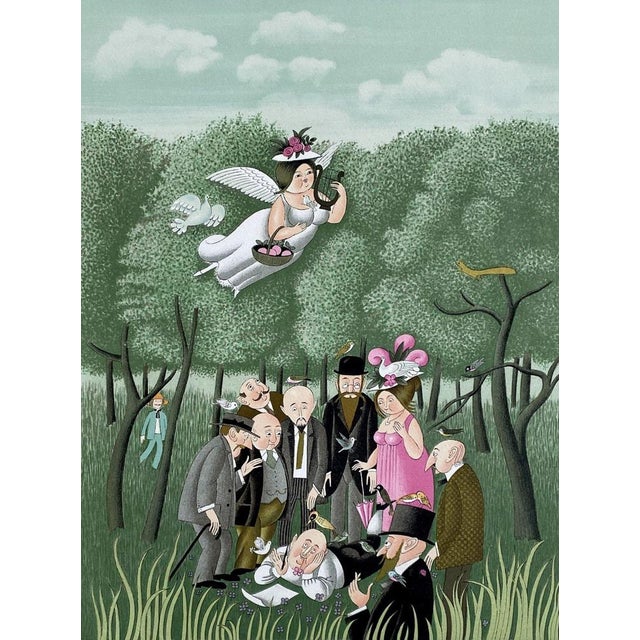 Raymond PEYNET The sub-prefect in the fields Original lithograph Signed in pencil Numbered /249 copies On vellum 65 x 46...