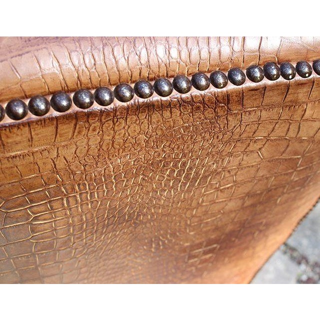 Vintage Hancock & Moore Leather Club Chairs- a Pair For Sale In New York - Image 6 of 11